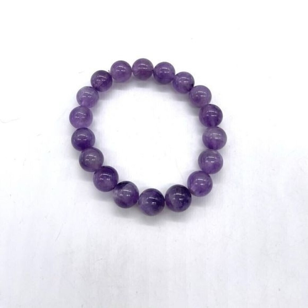 Amethyst 12MM Stretch Bracelet
